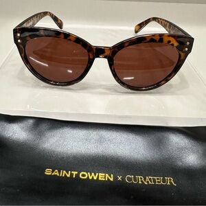 Saint Owen X Curateur WYLDE Tortoise Shell Sunglasses NWT